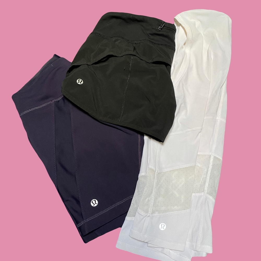lululemon clothing bundle/lot size 4-6